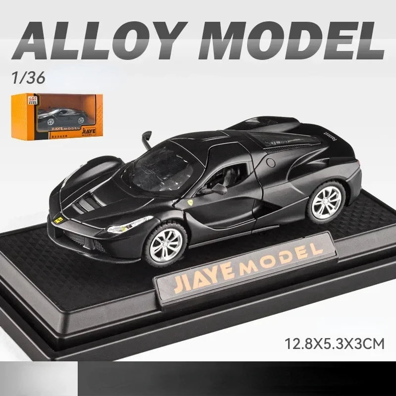1:36 Ferrari Laferrari Sports car Toy Alloy Car Diecasts & Toy Vehicles Sound and light Car Model Collection Car Toys D160