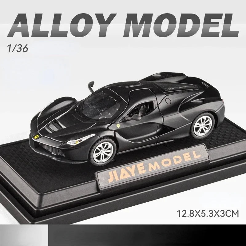 1:36 Ferrari Laferrari Sports car Toy Alloy Car Diecasts & Toy Vehicles Sound and light Car Model Collection Car Toys D160
